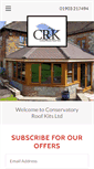 Mobile Screenshot of conservatoryroofkits.com