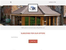 Tablet Screenshot of conservatoryroofkits.com